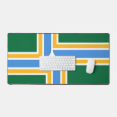Bureaumat met vlag van Portland, VS (Keyboard & Muis)