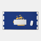 Bureaumat met vlag van Quebec, Canada (Keyboard & Muis)
