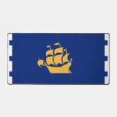 Bureaumat met vlag van Quebec, Canada (Voorkant)