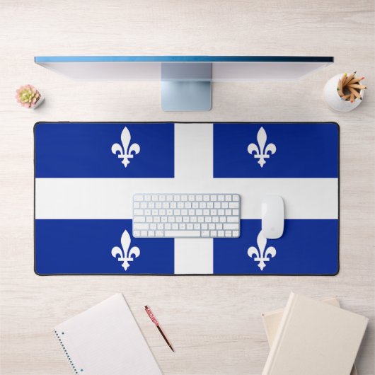 Bureaumat met vlag van Quebec, Canada (Kantoor 1)