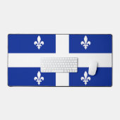 Bureaumat met vlag van Quebec, Canada (Keyboard & Muis)