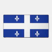 Bureaumat met vlag van Quebec, Canada (Voorkant)