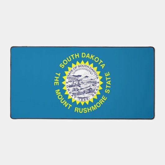 Bureaumat met vlag van South Dakota, VS (Voorkant)