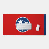 Bureaumat met vlag van Tennessee, VS (Keyboard & Muis)