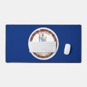 Bureaumat met vlag van Virginia, VS (Keyboard & Muis)