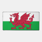 Bureaumat met vlag van Wales, VK (Voorkant)