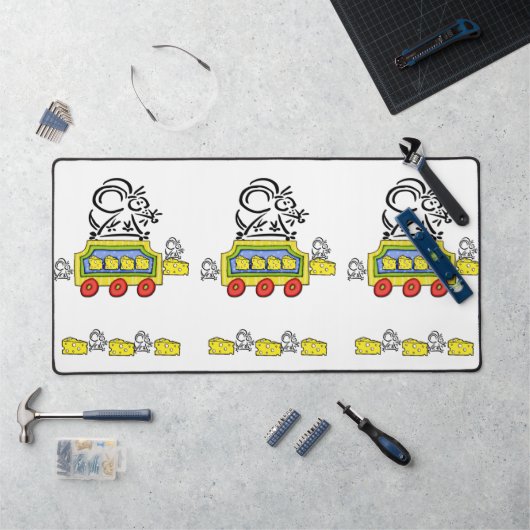 Bureaumat Muis Muizen Kaas (Werkstation)