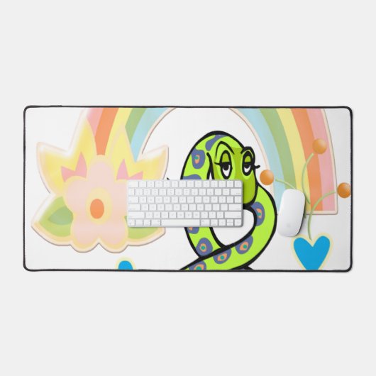 Bureaumat Regenboogworm (Keyboard & Muis)