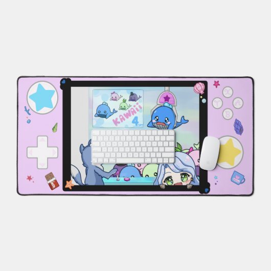 Bureaumat roze (Keyboard & Muis)