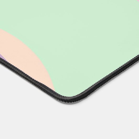 Bureaumat roze pastel (Hoek)