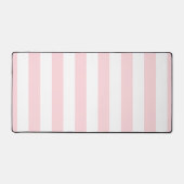 Bureaumat roze & witte streep (Voorkant)