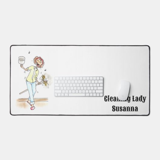 Bureaumat schoonmaakster (Keyboard & Muis)