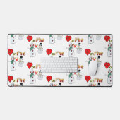 Bureaumat Sneeuwman Hart op Vuur (Keyboard & Muis)