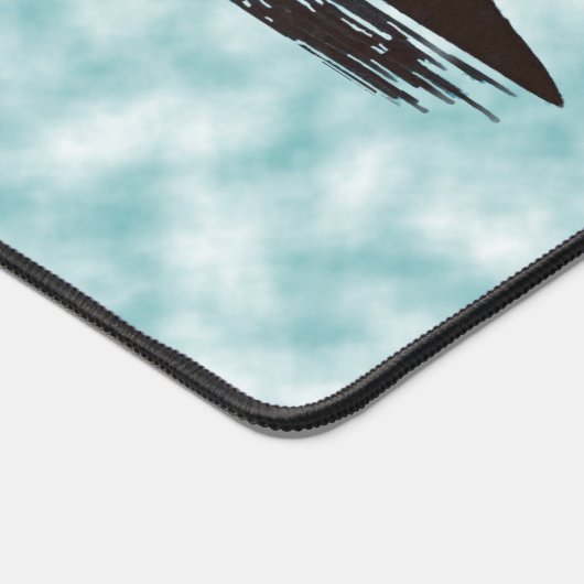 Bureaumat - Tropische eilanden en boot (Hoek)