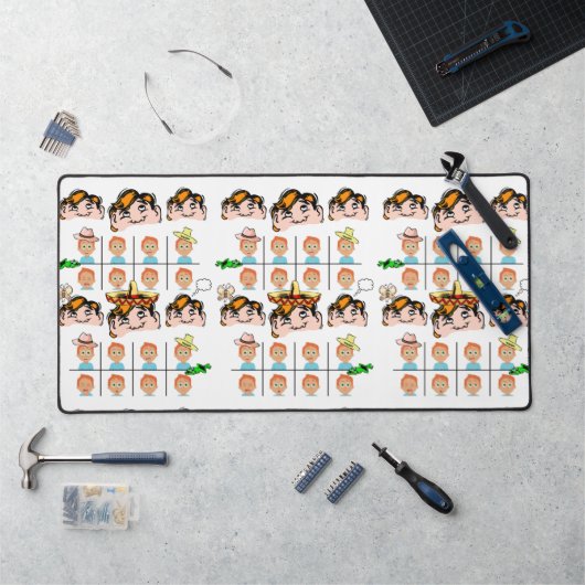 Bureaumat Verschillende gezichten (Werkstation)