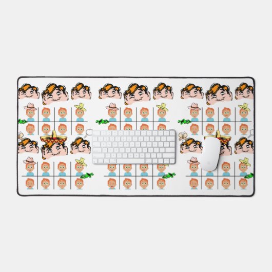 Bureaumat Verschillende gezichten (Keyboard & Muis)