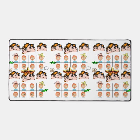 Bureaumat Verschillende gezichten (Voorkant)