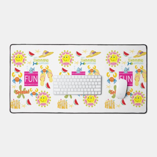 Bureaumat Zomer Beach House Leuk (Keyboard & Muis)