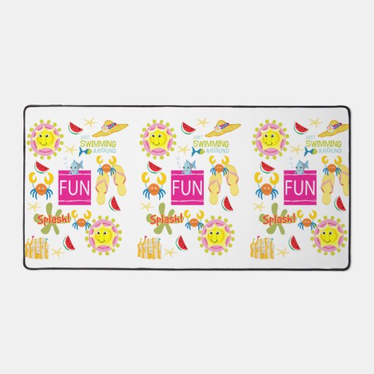 Bureaumat Zomer Beach House Leuk (Voorkant)