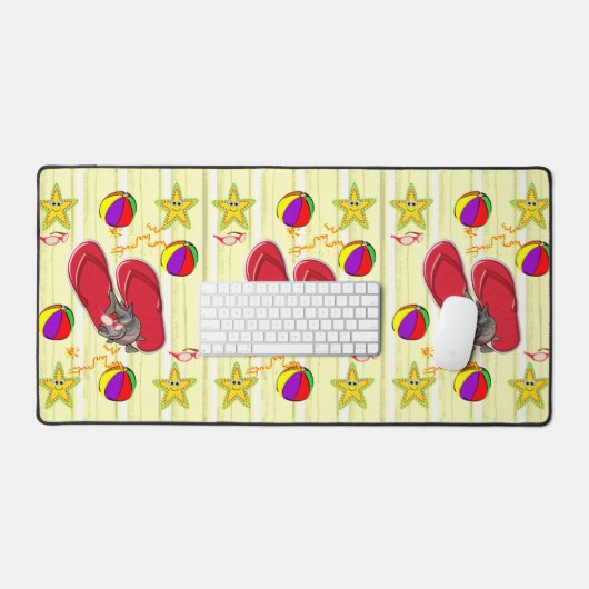 Bureaumat Zomer Beach House Leuk (Keyboard & Muis)