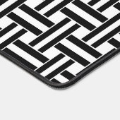 Bureaumat Zwart & Wit Streep (Hoek)