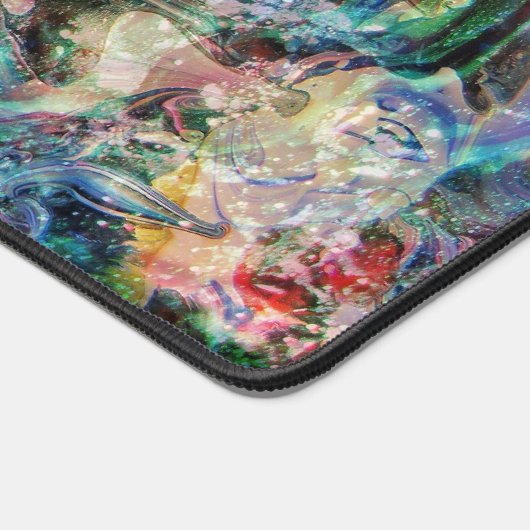 Bureaumatten met veelkleurige Abstracte illustrati (Hoek)