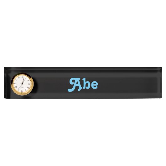 Bureaunaambord Abe Naambordje (Voorkant)