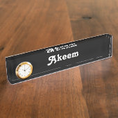 Bureaunaambord Akeem Naambordje (Zijkant)