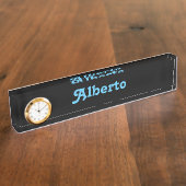 Bureaunaambord Alberto Naambordje (Zijkant)