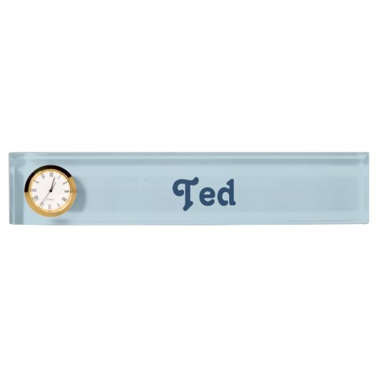 Bureaunaambord Ted Naambordje (Voorkant)