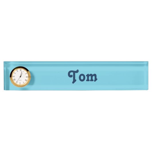 Bureaunaambord Tom Naambordje (Voorkant)