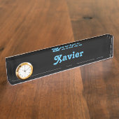 Bureaunaambord Xavier Naambordje (Zijkant)