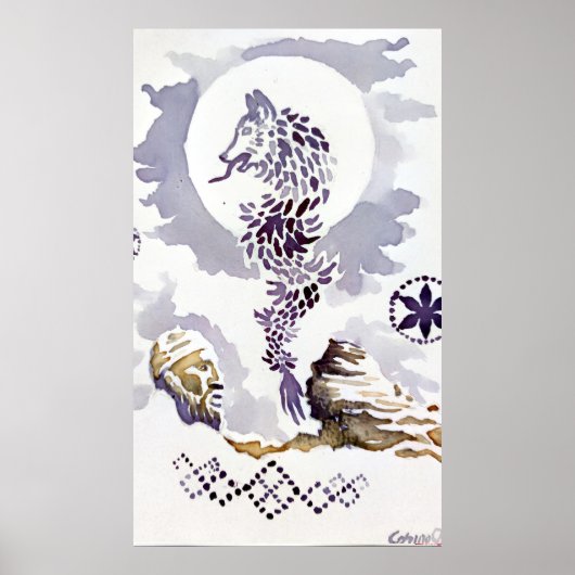 Burebista, de Dacische wolf en de Sfinx Poster (Voorkant)