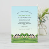 Buren Ontmoet en Groet Kaart (Staand voorkant)