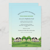 Buren Ontmoet en Groet Kaart (Voorkant / Achterkant)