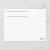 Buren zeggen Hi Briefkaart (Achterkant)