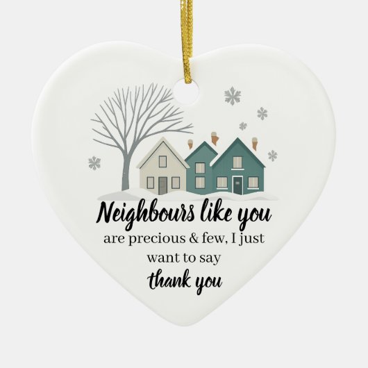 Buren zoals jij Ornament | Bedankt Kerstmis (Voorkant)
