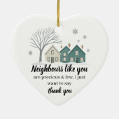 Buren zoals jij Ornament | Bedankt Kerstmis (Achterkant)