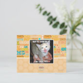 BURFDAY! BRIEFKAART (Staand voorkant)