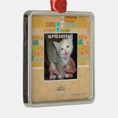 BURFDAY! METALEN ORNAMENT (Rechts)