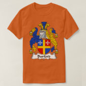 Burford Coat of Arms Family Crest T-shirt (Design voorkant)