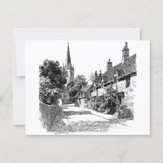 Burford Village Cotswolds Briefkaart