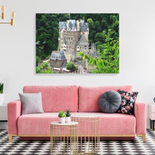 Burg Eltz castle, Duitsland Canvas Afdruk (Insitu (Woonkamer))