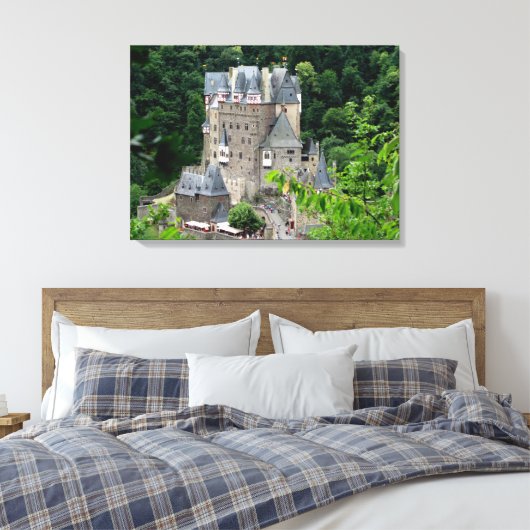 Burg Eltz castle, Duitsland Canvas Afdruk (Insitu (Slaapkamer))