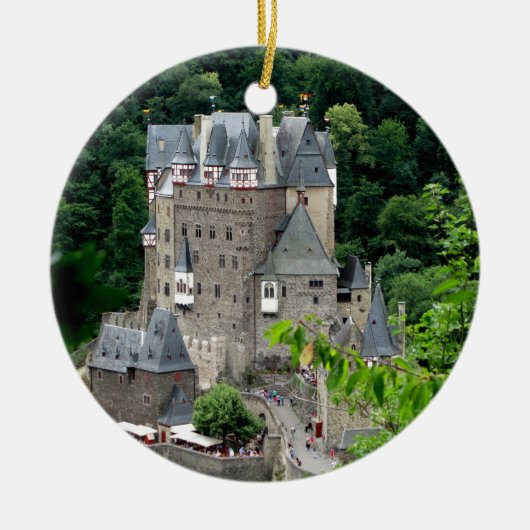 Burg Eltz castle, Duitsland Keramisch Ornament (Voorkant)