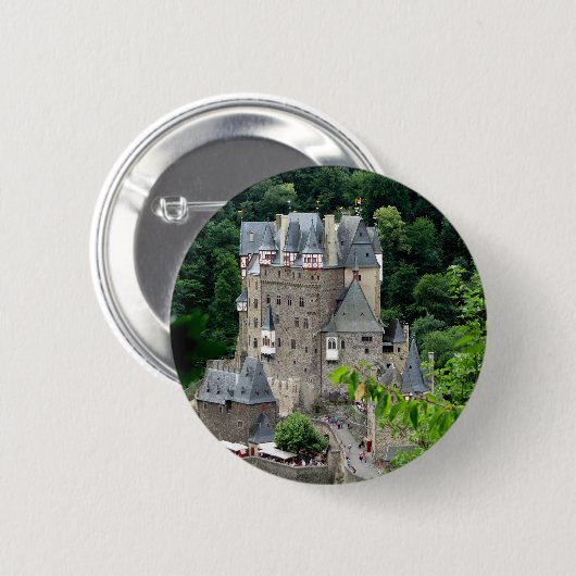 Burg Eltz castle, Germany Ronde Button 5,7 Cm (Voorkant /achterkant)