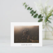 Burg Eltz kasteel in de ochtend mist Briefkaart (Staand voorkant)