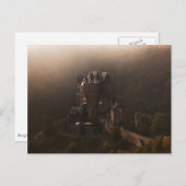 Burg Eltz kasteel in de ochtend mist Briefkaart (Voorkant / Achterkant)