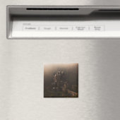 Burg Eltz kasteel in de ochtend mist Magneet (Insitu (Vaatwasser))