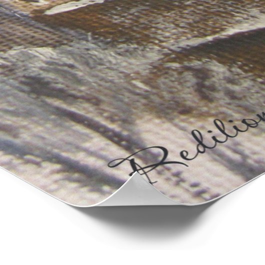 Burg Eltz-oliefilter Poster (Hoek)